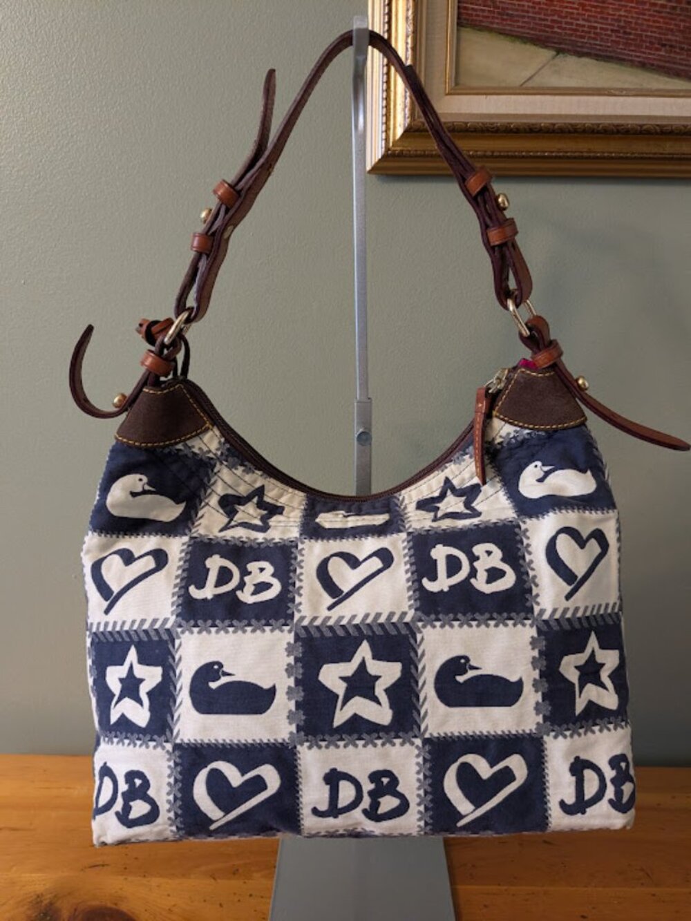 Dooney & Bourke Patchwork Hobo Bag - Picture 2 of 4